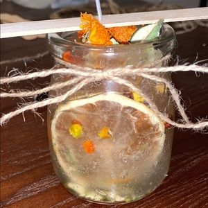 Fall time in a jar, handmade candle.